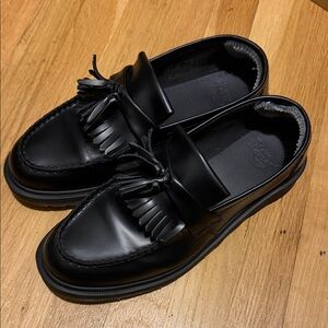 Dr. Martens Black Tassel Loafers